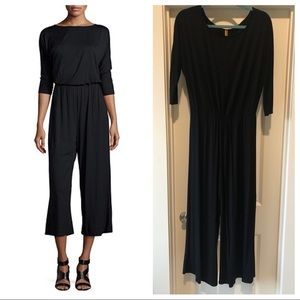 Rachel Pally Melton 3/4-Sleeve Wide-Leg Cropped Jumpsuit